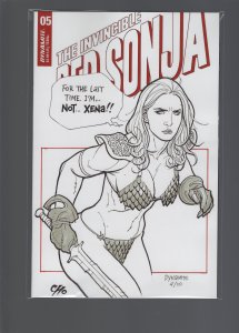 The Invincible Red Sonja #5 D