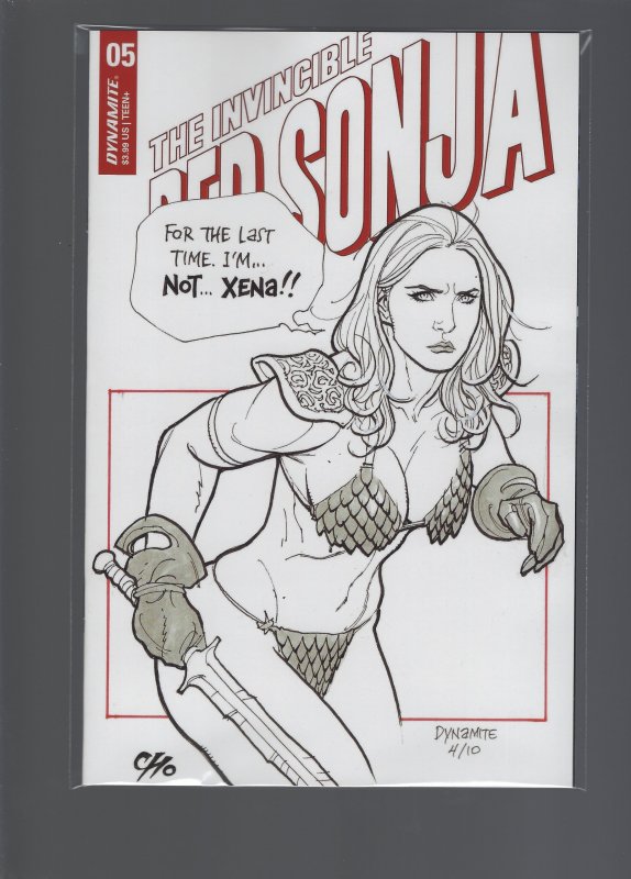 The Invincible Red Sonja #5 D