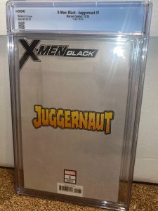 X-Men Black Juggernaut 1 (2018) Virgin 1:100 J Scott Campbell Variant, CGC 9.8