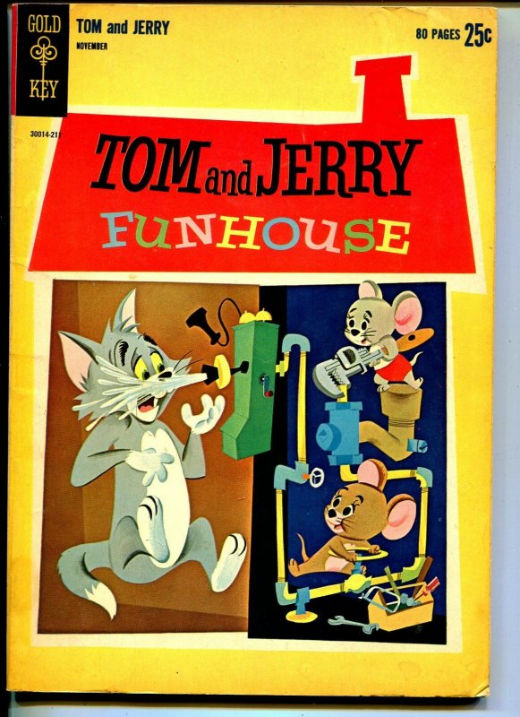 Tom and Jerry #213 1962-Funhouse-1st Gold Key-Giant issue-VG+