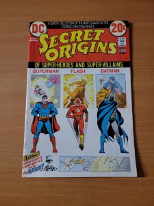 Secret Origins #1 ~ VERY FINE - NEAR MINT NM ~ 1973 DC Comics