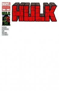 Hulk #50 2012 Blank Cover B Marvel Comics BL02