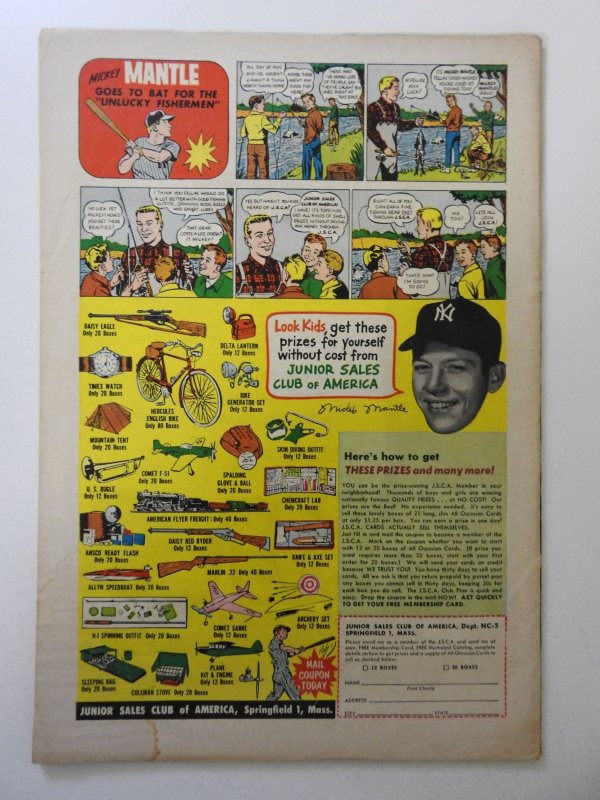 World's Finest Comics #89 (1957) VG Condition moisture stain