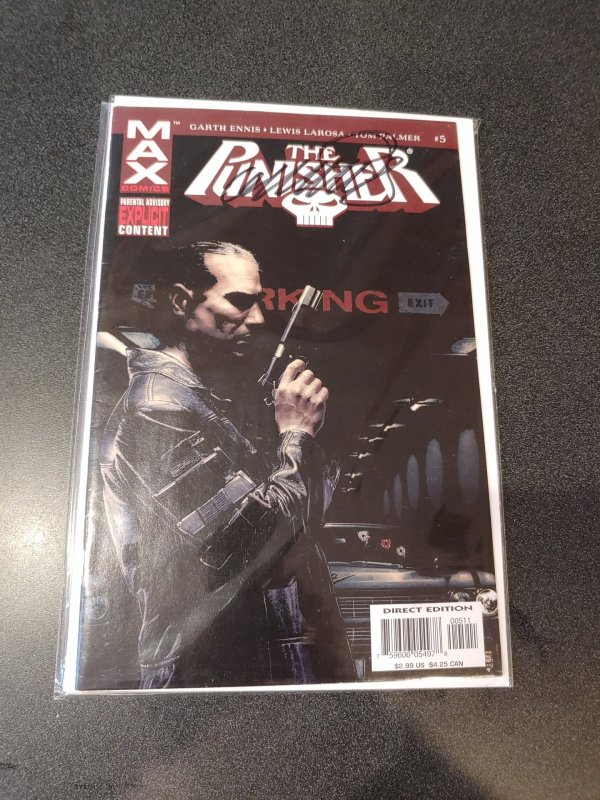 The Punisher (JP) #5 (2004) AUTOGRAPHED BY GARTH ENNIS WITH COA