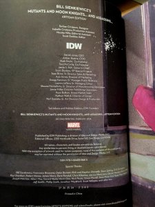 Sienkiewicz's Mutants, Moon Knights, Assassins Artisan Edition (IDW Marvel 2024)