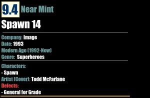 Spawn 14 (1993) NM 9.4 Todd McFarlane Image comic