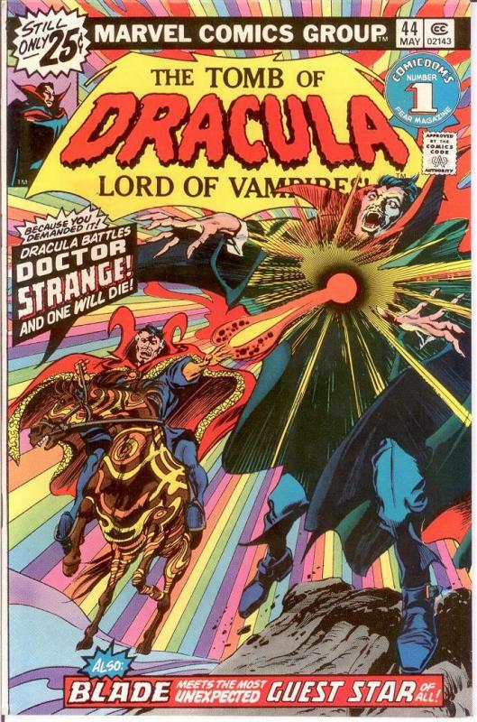 TOMB OF DRACULA 44 VF-NM Blade  May 1976