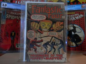 Fantastic Four #8 (1962) (1.5) (1st app Puppet Master)