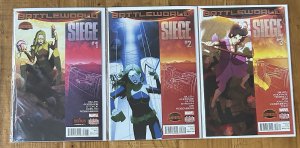 Siege #1,2,3 Battleworld Secret Wars 2015 NM Lot Marvel Comics