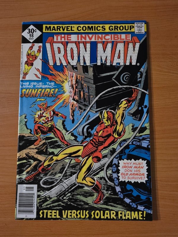 Invincible Iron Man #98 ~ FINE FN ~ 1977 Marvel Comics