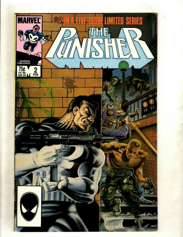 PUNISHER Complete Marvel Comics LTD Series # 1 2 3 4 5 (2) 1st Prints Mini HY1
