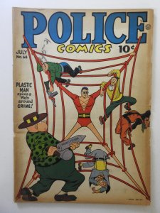 Police Comics #68 (1947) GD Condition! Centerfold detached