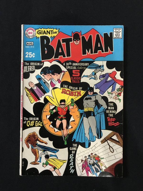 Batman #213  (1969)VF-