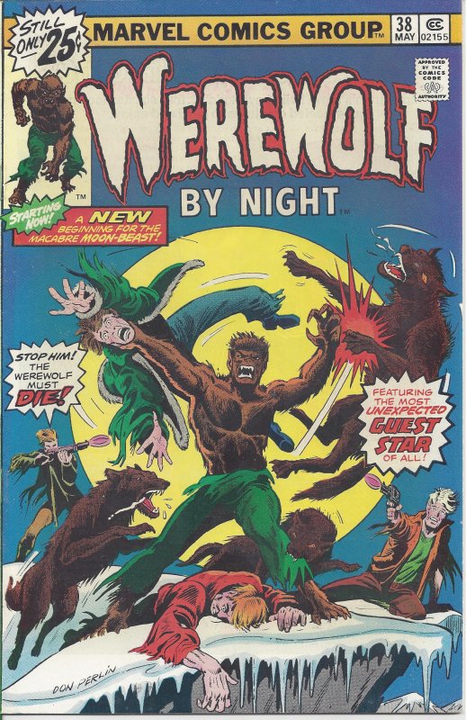 Werewolf by Night #38 (May 1976) - 1st series - guest star: Brother Voodoo