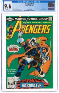 The Avengers #196 (Marvel, 1980) CGC Graded 9.6 Origin and first full appeara...