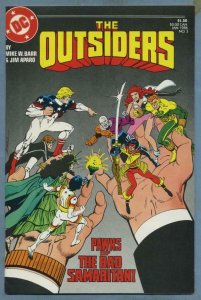 THE OUTSIDERS #3, VF/NM, Mike Barr, Jim Aparo, DC, 1985 1986, more DC in store