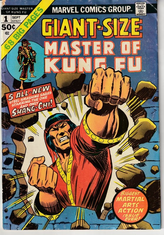 Giant Size Master of Kung Fu # 1