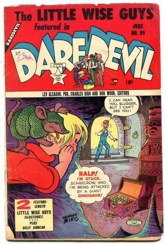 Daredevil #99 1953-Lev Gleason- Charles Biro- Little Wise Guys G