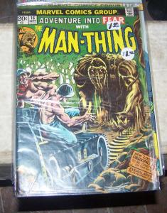 adventure into fear # 161973 marvel  man thing ted salis