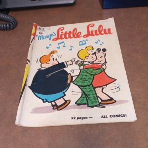 MARGE'S LITTLE LULU #32 DELL Comics 1951 golden age cartoon kids humor girls