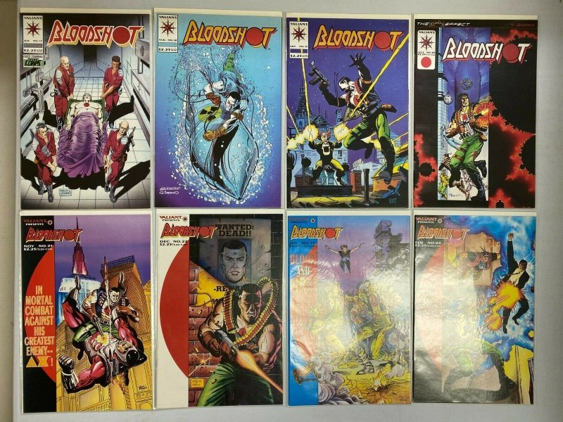 Valiant Bloodshot Comic Lot From #0-44+Yearbook 45 Diff Books 8.5 VF+ (1993-96)