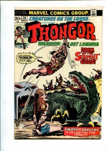 CREATURES ON THE LOOSE FEAT: THONGOR #26 TOWER OF THE SERPENT-WOMEN! (6.0) 1973 