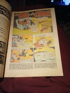 FOX AND THE CROW #27 Dc Comics Book 1955 Golden Age Cartoon Funny Animals