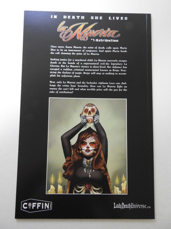 La Muerta: Retribution #1 Variant (2018) NM Condition! Signed W/ COA!