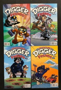 Digger & Friends (2009) #'s 1 2 3 4 Complete VF+ Set IDW