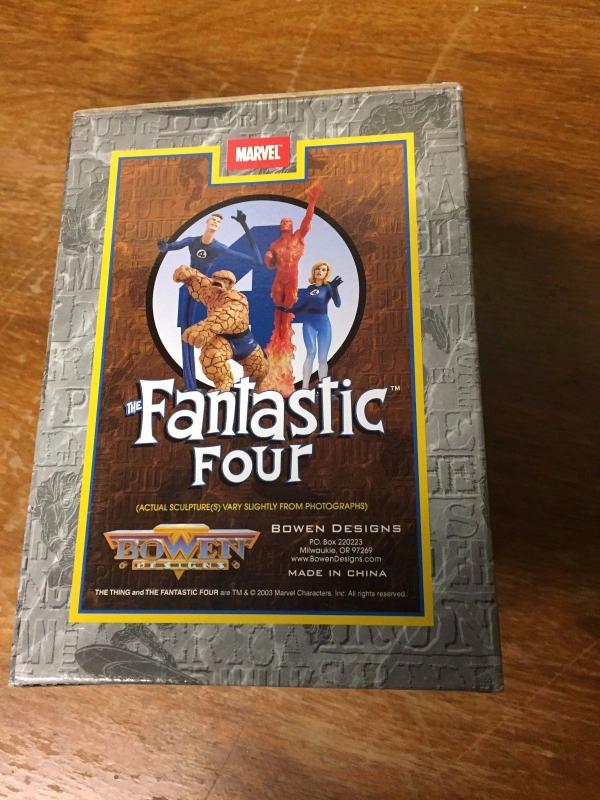 THING Fantastic Four Mini Statue 2003 Bowen Designs IN BOX #'d TWT1