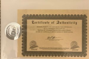 Batman #1 - Dynamic Forces Exclusive Jae Lee Color Variant Cover -W/COA.