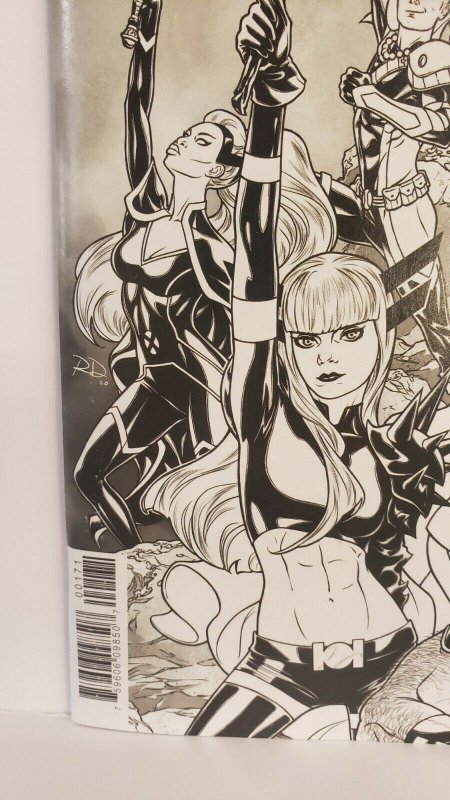 X of Swords Creation #1 Dauterman 1 Per Store B&W Variant 2020 Marvel Comics