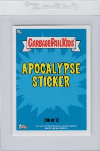 Garbage Pail Kids Famished Mitch 10b GPK 2017 Adam Geddon trading card sticker