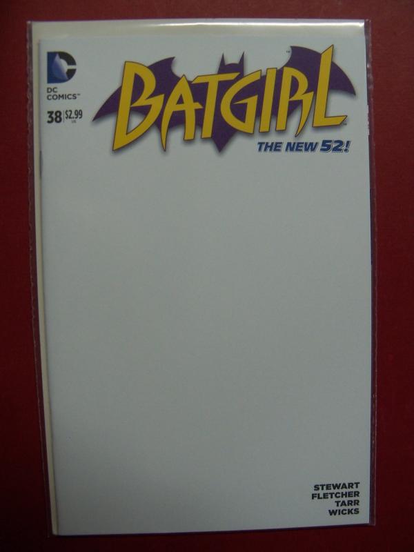 BATGIRL #38 BLANK VARIANT COVER (Near Mint 9.4 or better) DC