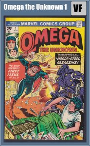 Omega the Unknown 1 (1976) VF Bronze Age Marvel Comics