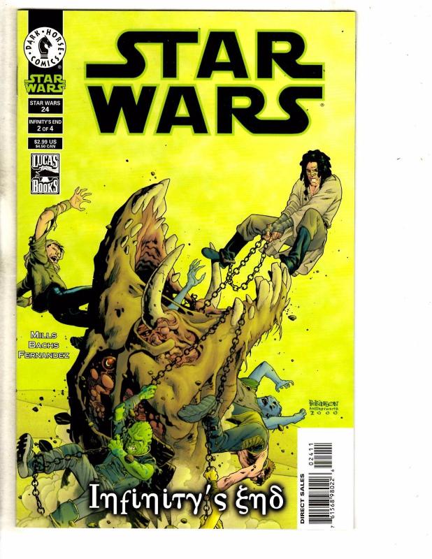 Lot Of 5 Star Wars Dark Horse Comic Books # 23 24 25 26 27 Jedi Luke Leiah PP12