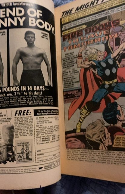 The Avengers #101 (1972)5 dooms to save tomorow