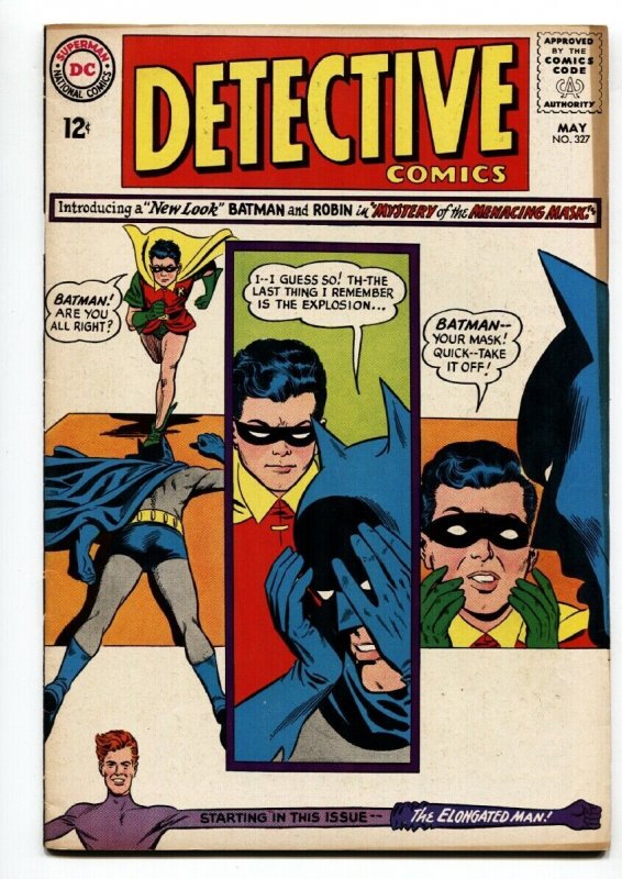 DETECTIVE #327 1964-DC-BATMAN-ROBIN-1ST NEW LOOK ISSUE--vf minus