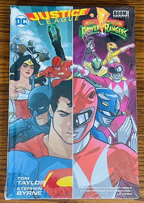 JUSTICE LEAGUE MIGHTY MORPHIN POWER RANGERS HARDCOVER GRAPHIC NOVEL BOOK DC 