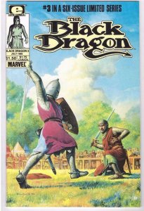 THE BLACK DRAGON #3, NM, John Bolton, Epic, 1985, more in store