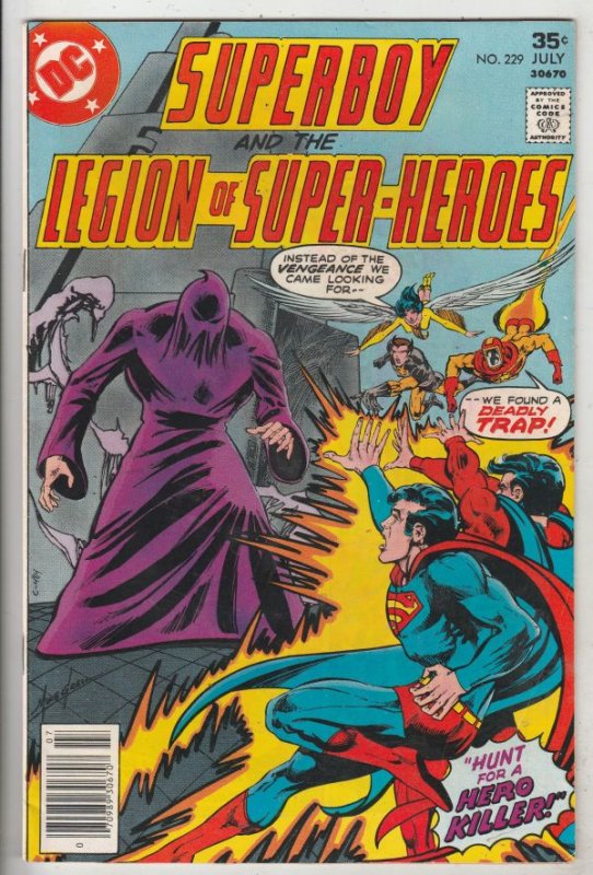 Superboy #229 (Jul-77) VF/NM High-Grade Superboy, Legion of Super-Heroes