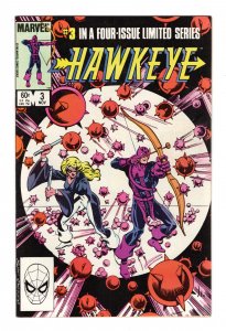 Hawkeye #3 (1983 v1) Mockingbird 1st Bombshell NM-
