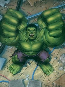 Hulk Dynamic Poster Art - LA - Signed art by Matt Busch