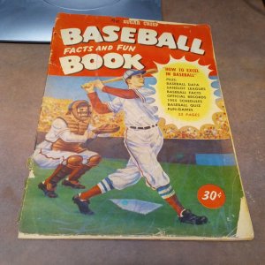 Baseball Facts and Fun Book 1954-Post Sugar Crisp- Golden Age promotional comic