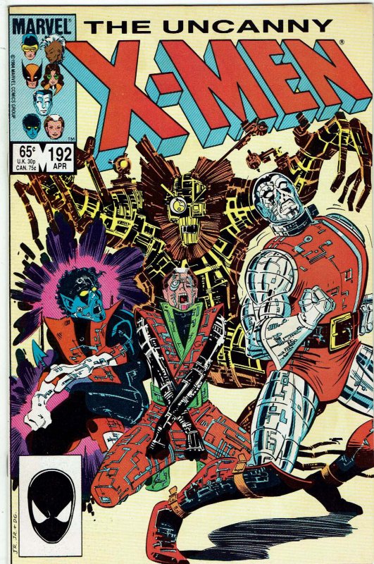 Uncanny X-Men #192 Chris Claremont John Romita Jr. NM