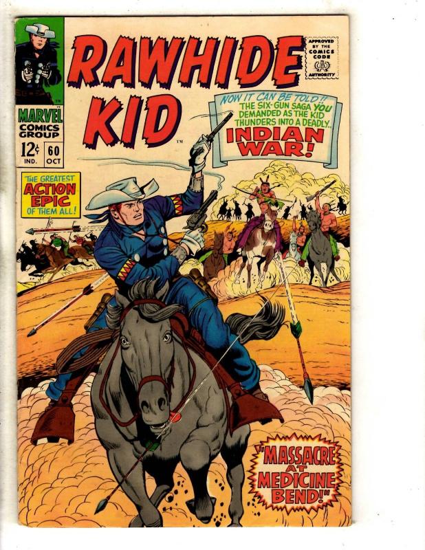 Rawhide Kid # 60 VF Marvel Comic Book Western Cowboys Action Six Shooter FH2