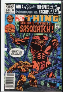 Marvel Two-in-One #83 (1982) Sasquatch
