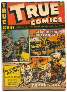 True Comics #52 1946- Diesel- Bernard Baruch VG