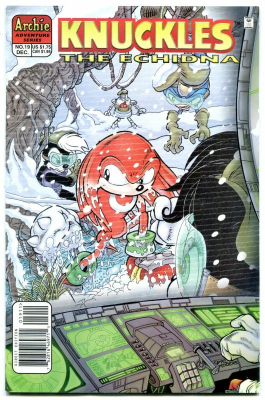 Knuckles #19 1998- Archie Comics- Sega- Echidna Sonic FN