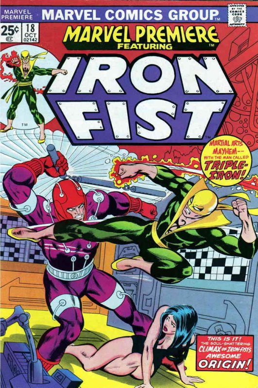 Marvel Premiere #18 FAIR ; Marvel | low grade comic Iron Fist